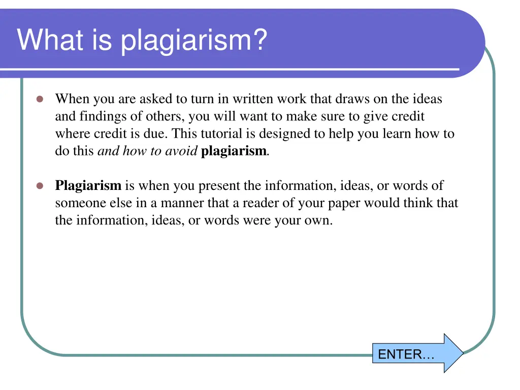 what is plagiarism 1