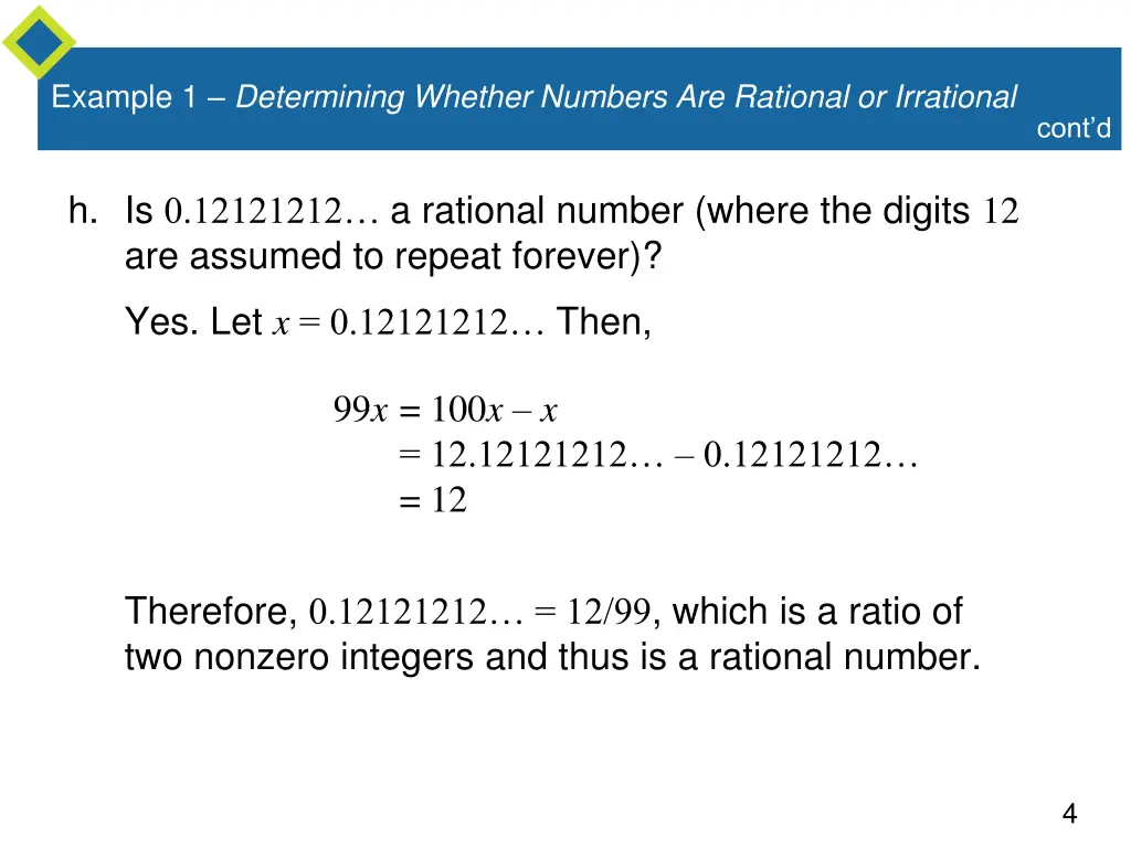 example 1 determining whether numbers 2