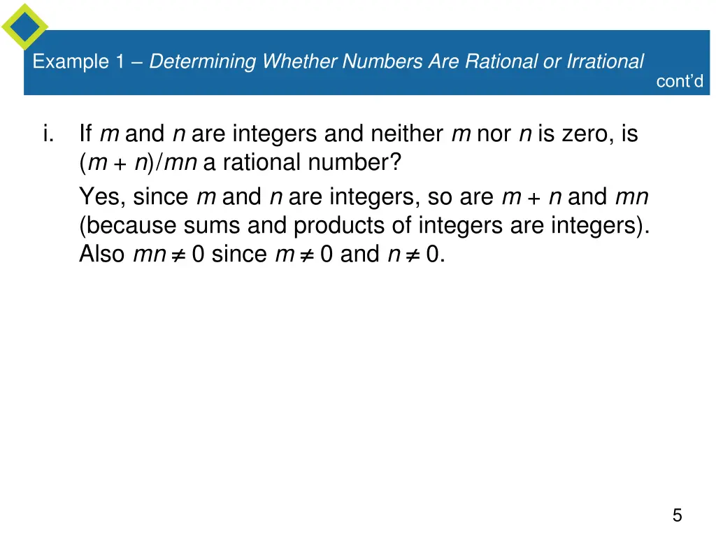 example 1 determining whether numbers 3