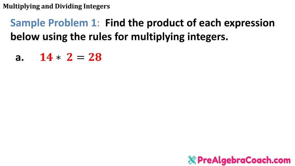 multiplying and dividing integers 4