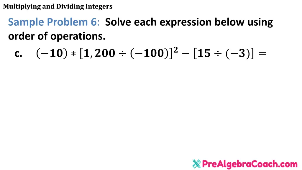 multiplying and dividing integers 46