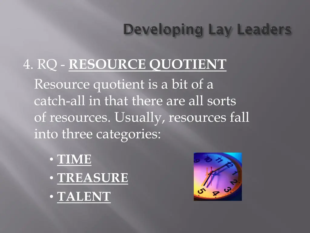 4 rq resource quotient resource quotient