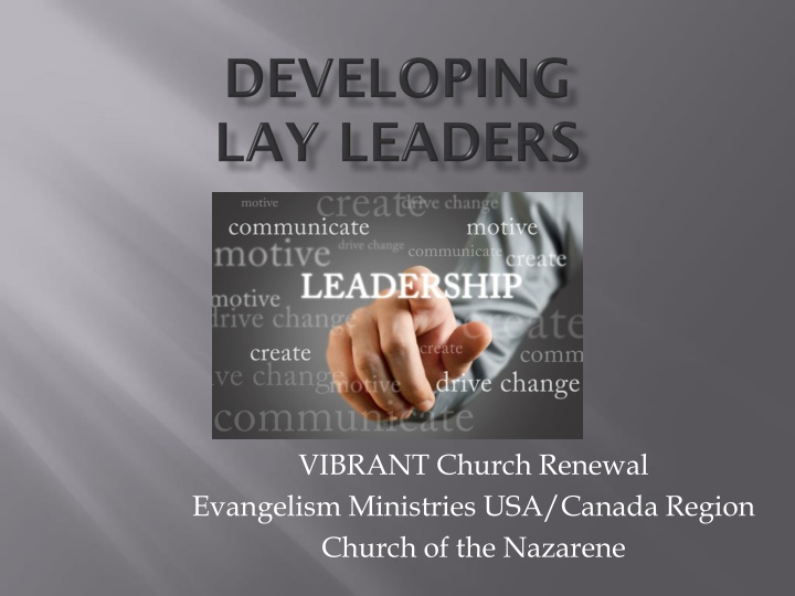 vibrant church renewal evangelism ministries