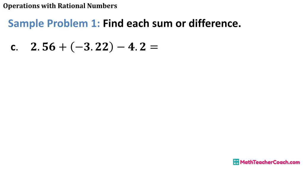 operations with rational numbers 10