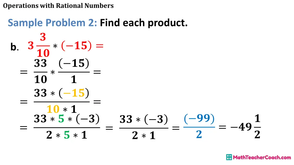 operations with rational numbers 19