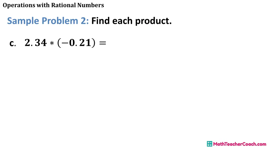 operations with rational numbers 20