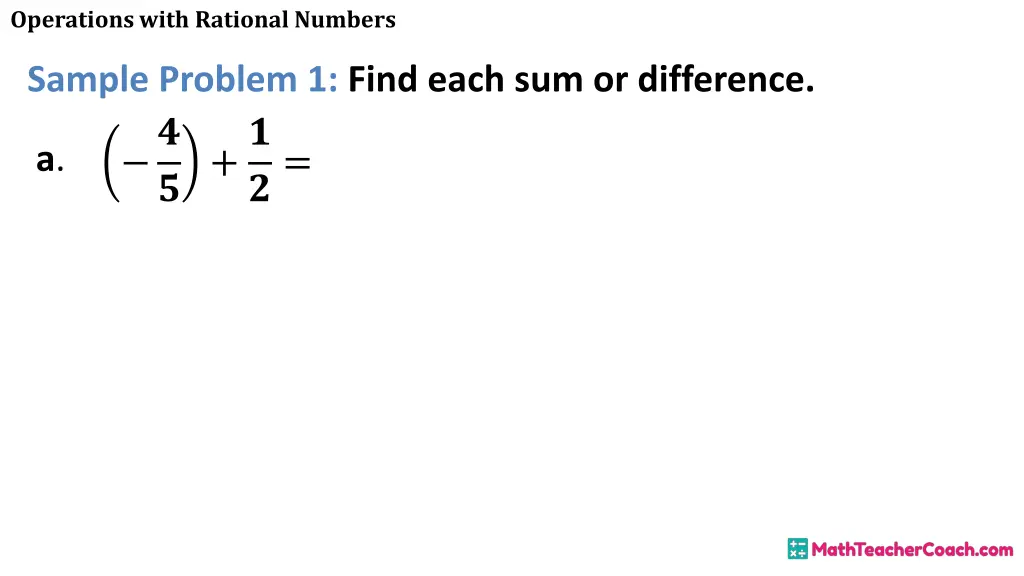 operations with rational numbers 6