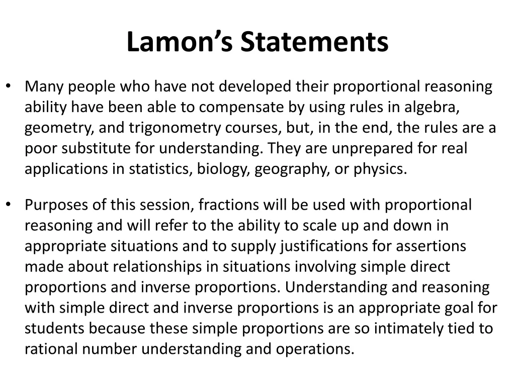 lamon s statements 1