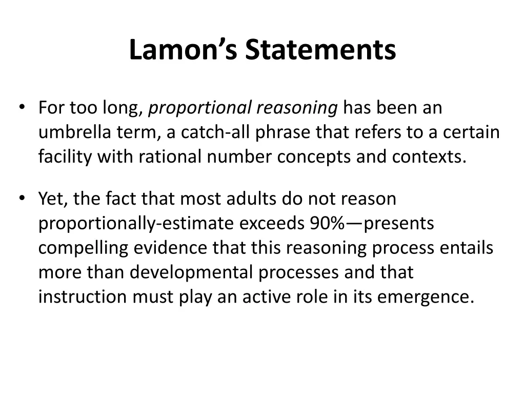 lamon s statements