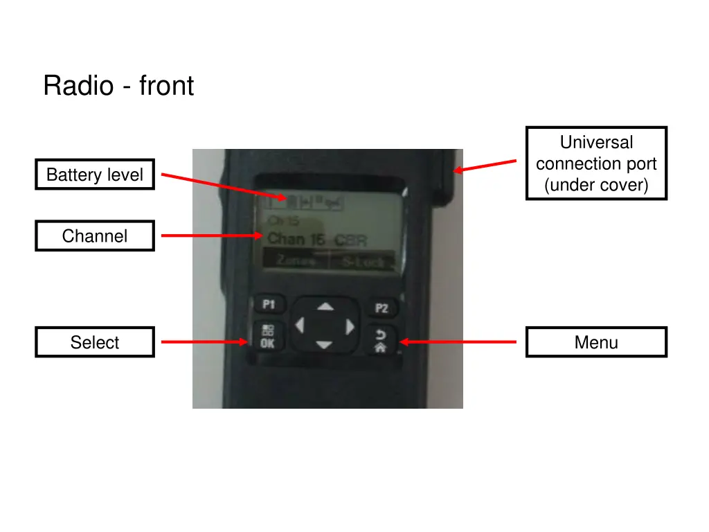 radio front