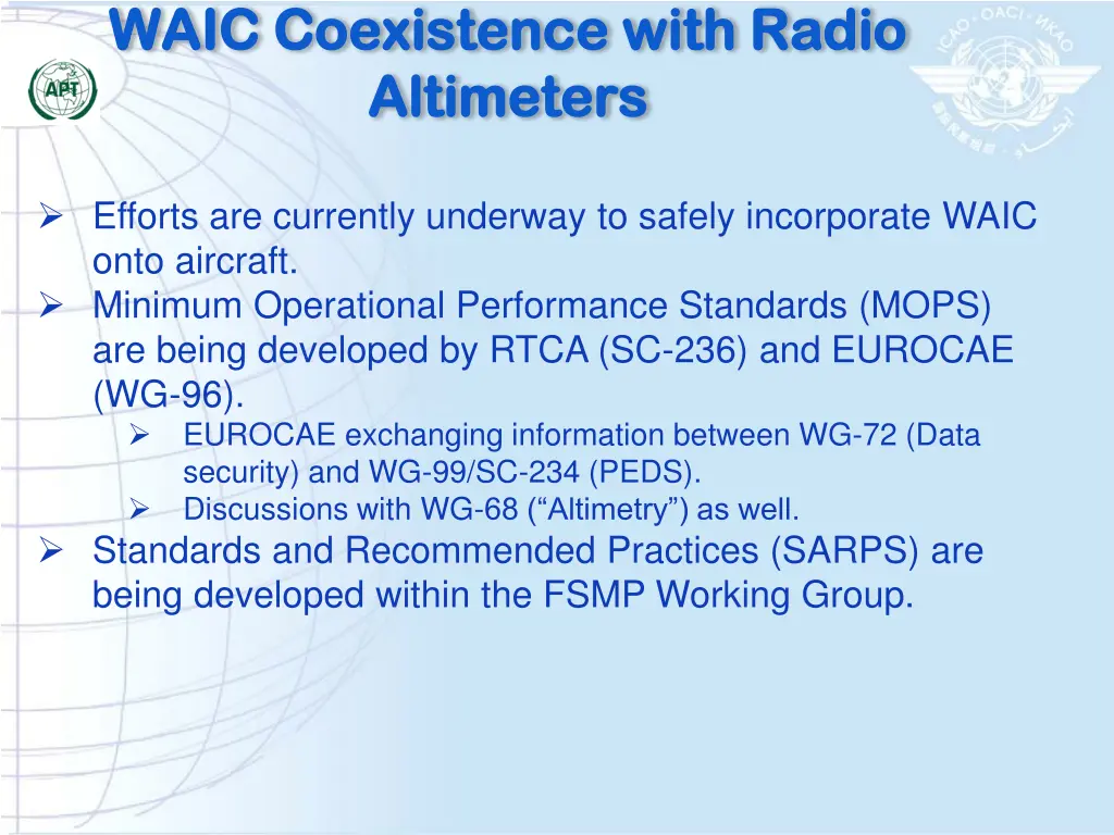 waic coexistence with radio waic coexistence with 1