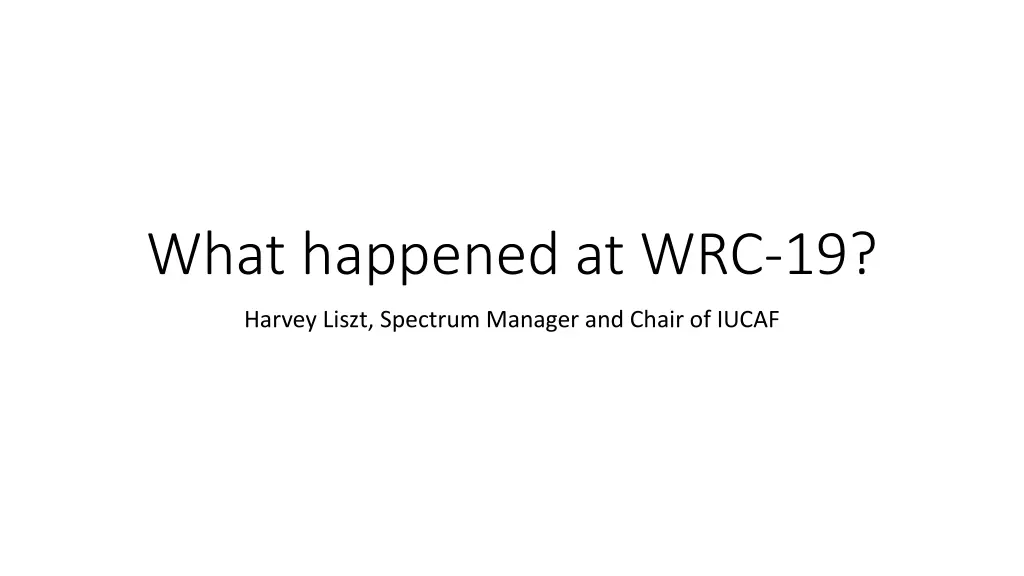 what happened at wrc 19