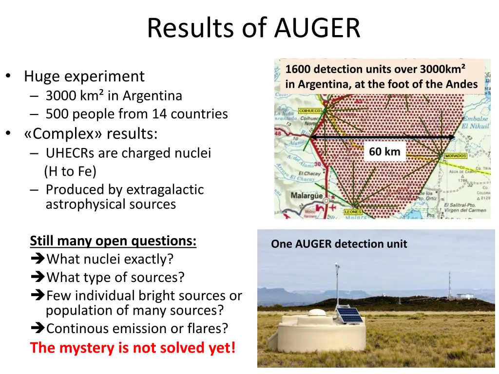 results of auger