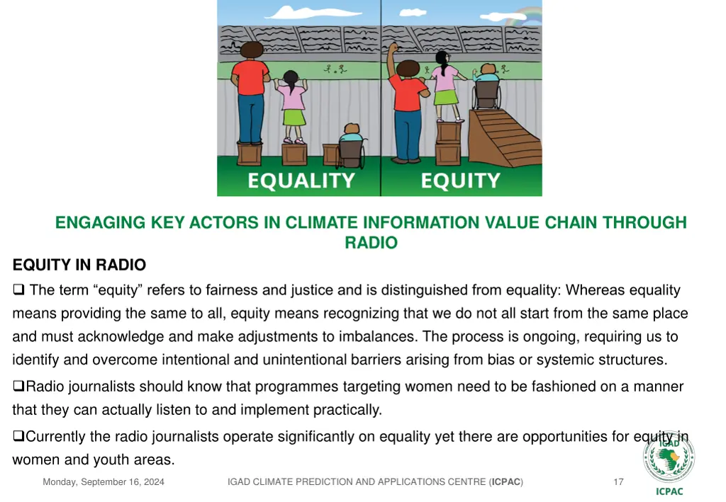 engaging key actors in climate information value 15