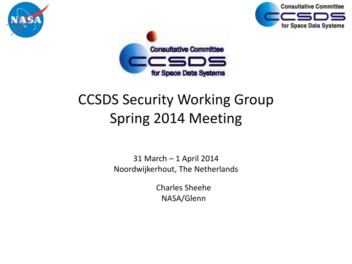 ccsds security working group spring 2014 meeting