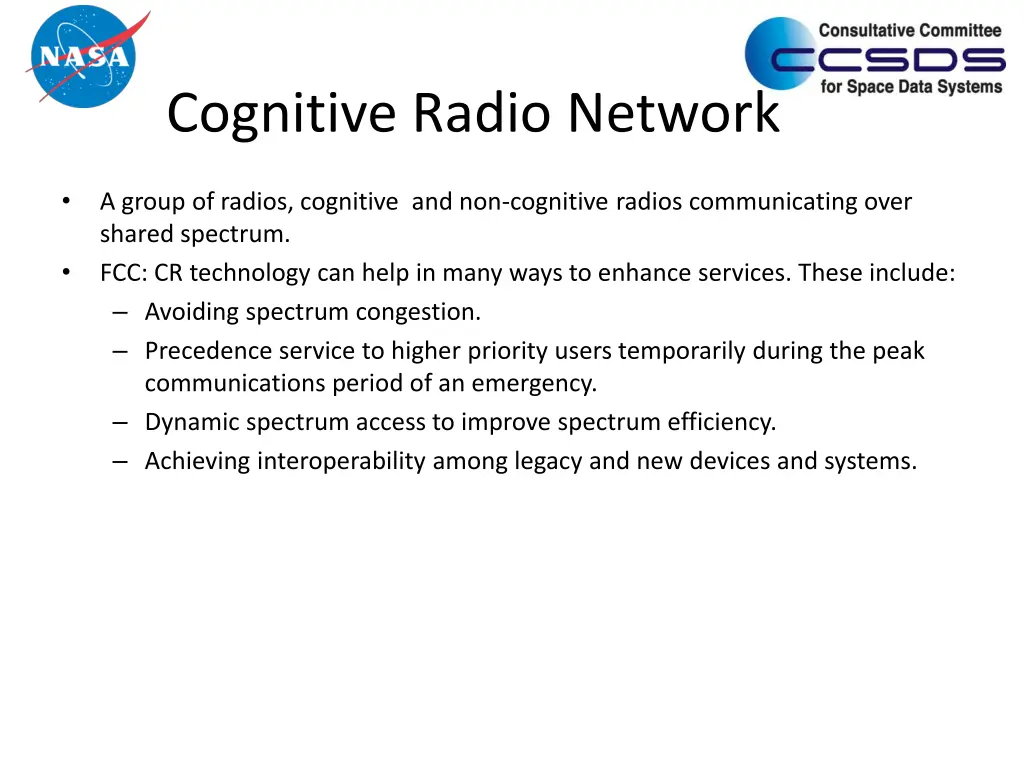 cognitive radio network