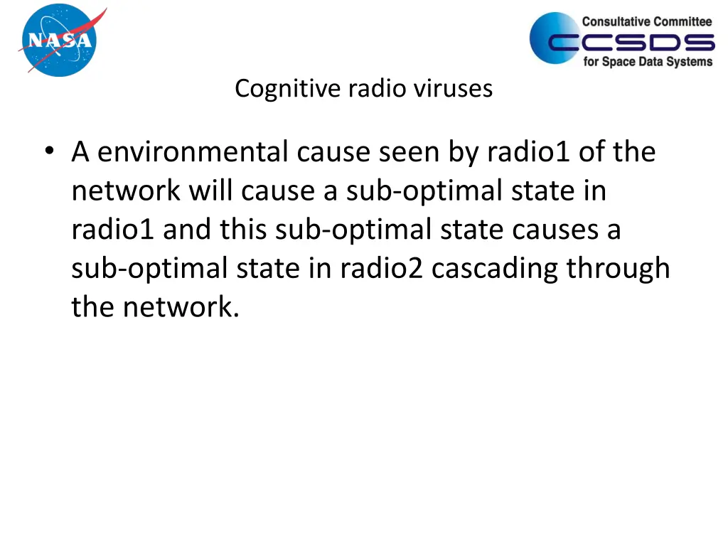 cognitive radio viruses