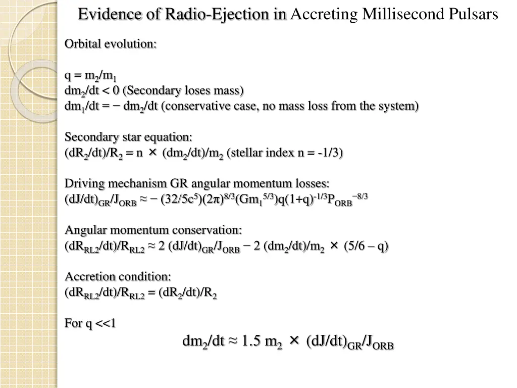 evidence of radio ejection in accreting