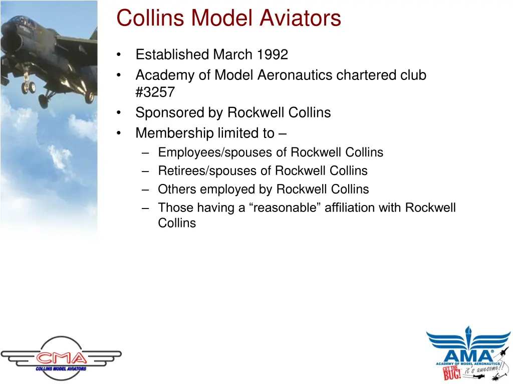 collins model aviators