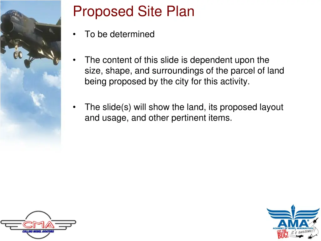 proposed site plan