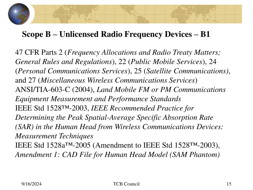 scope b unlicensed radio frequency devices b1