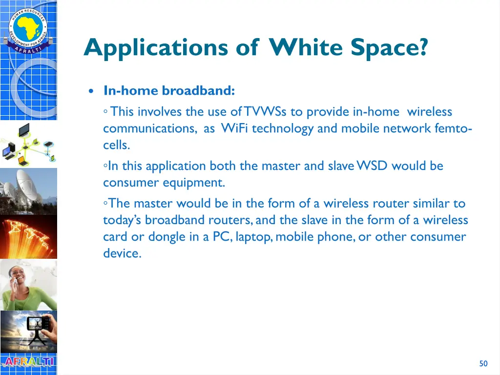 applications of white space 2