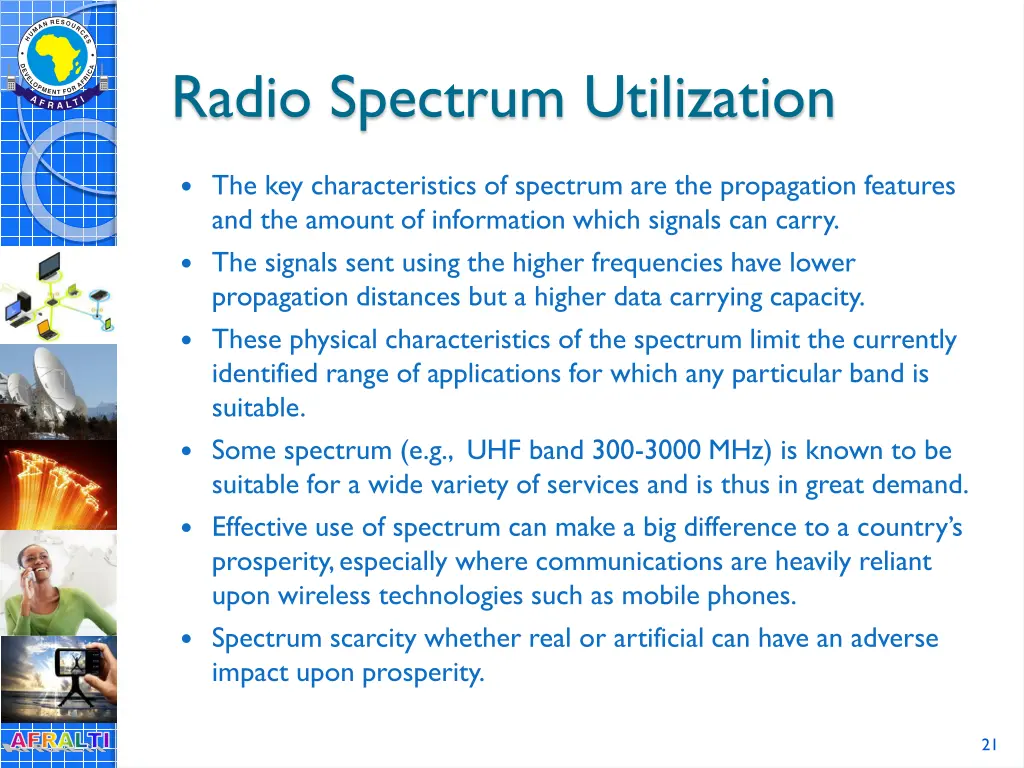 radio spectrum utilization