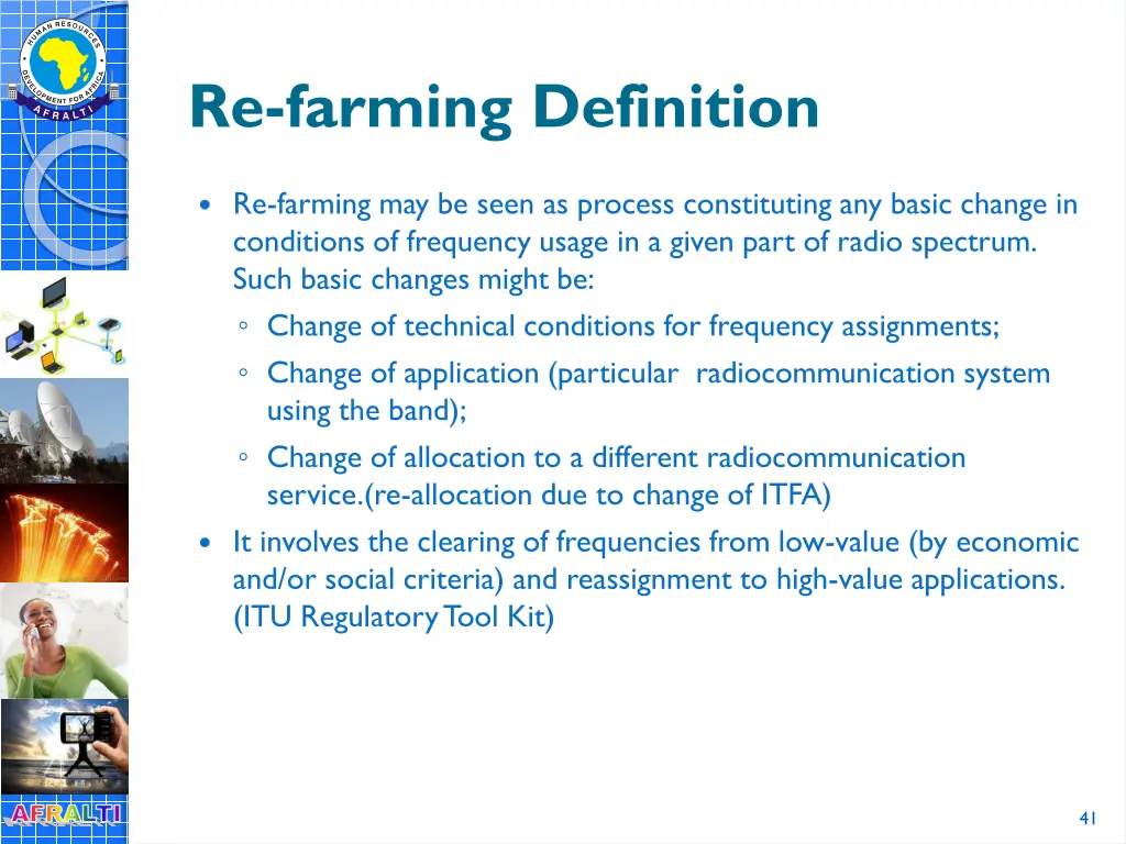 re farming definition