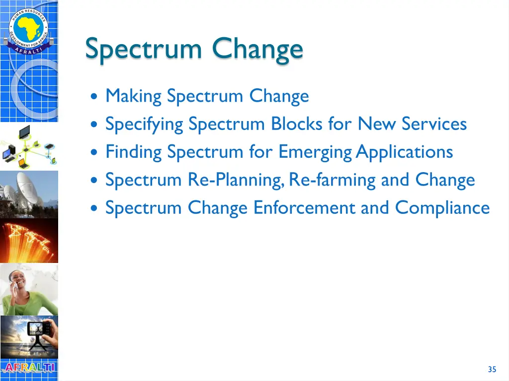 spectrum change