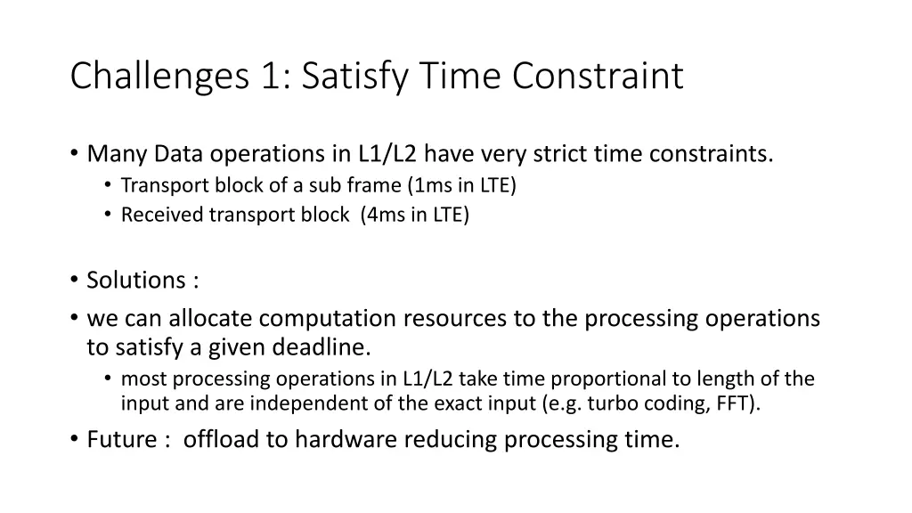 challenges 1 satisfy time constraint