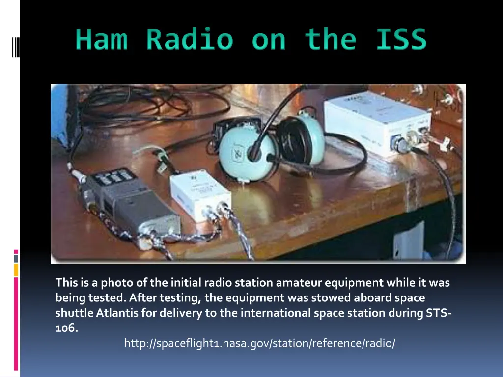 ham radio on the iss