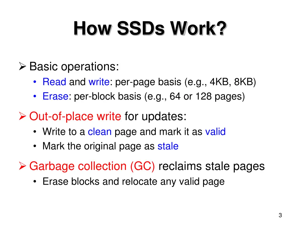 how ssds work