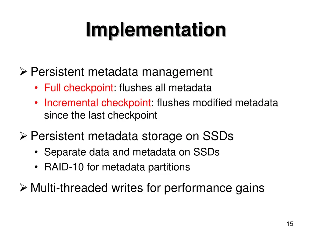 implementation