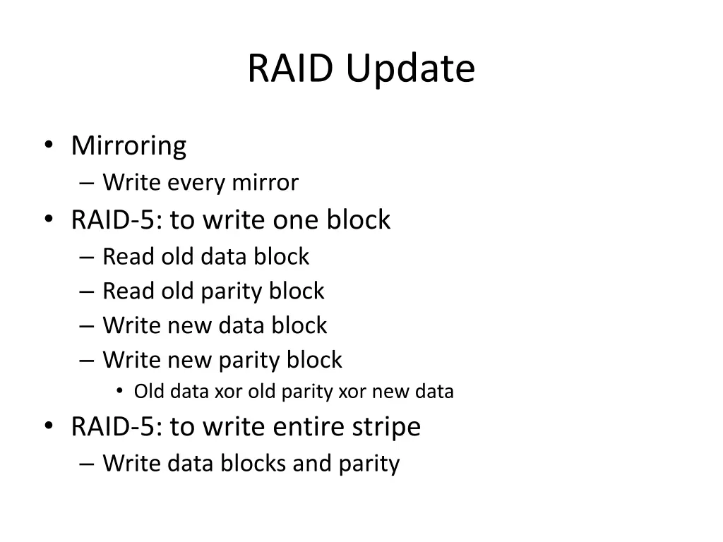 raid update