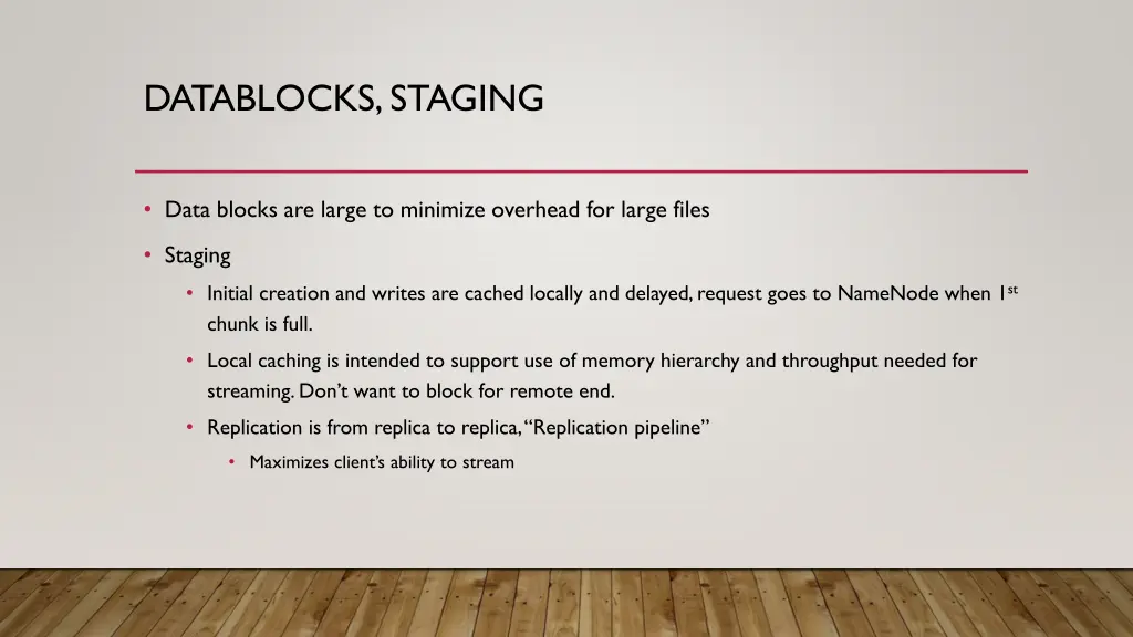 datablocks staging