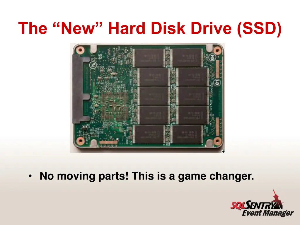 the new hard disk drive ssd