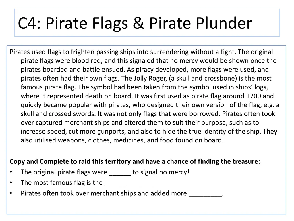 c4 pirate flags pirate plunder