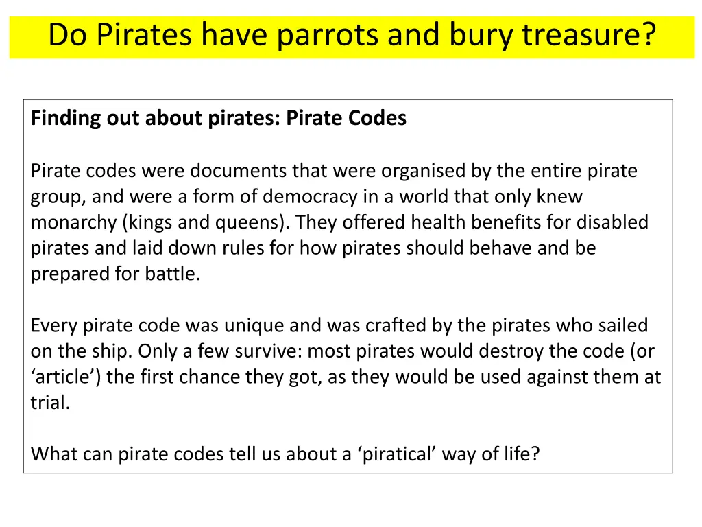 do pirates have parrots and bury treasure 1