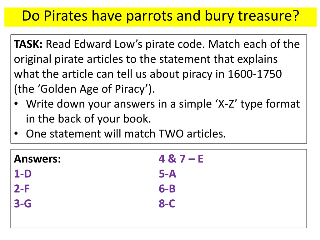 do pirates have parrots and bury treasure 3