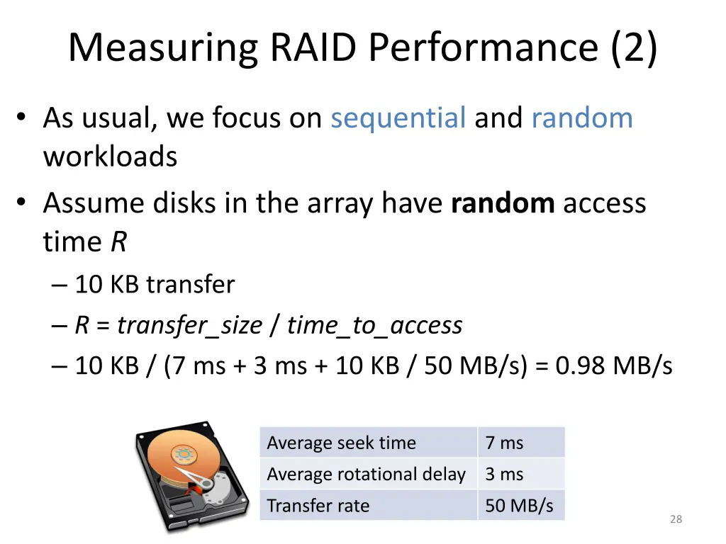 measuring raid performance 2