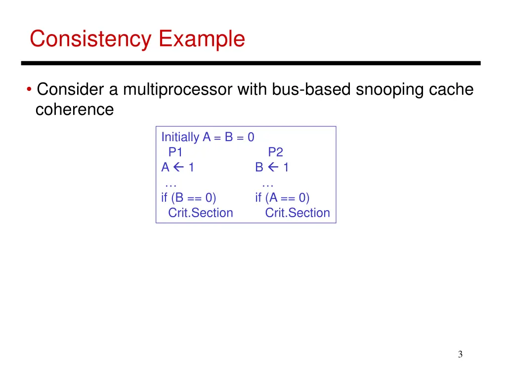 consistency example