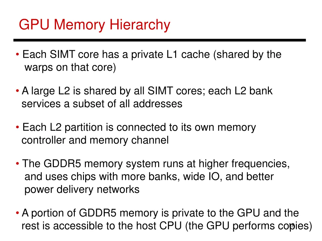 gpu memory hierarchy