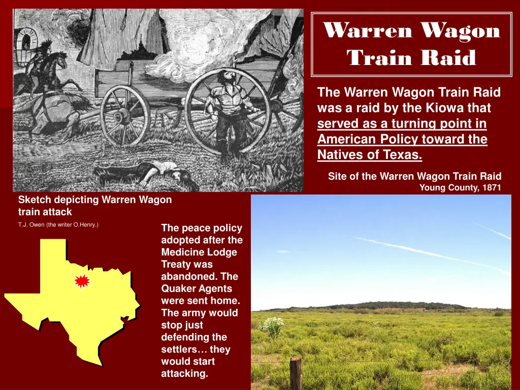 warren wagon train raid