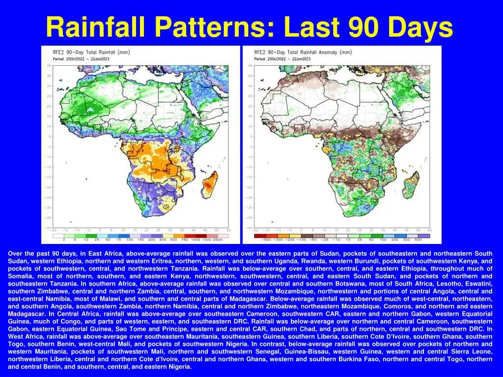 rainfall patterns last 90 days