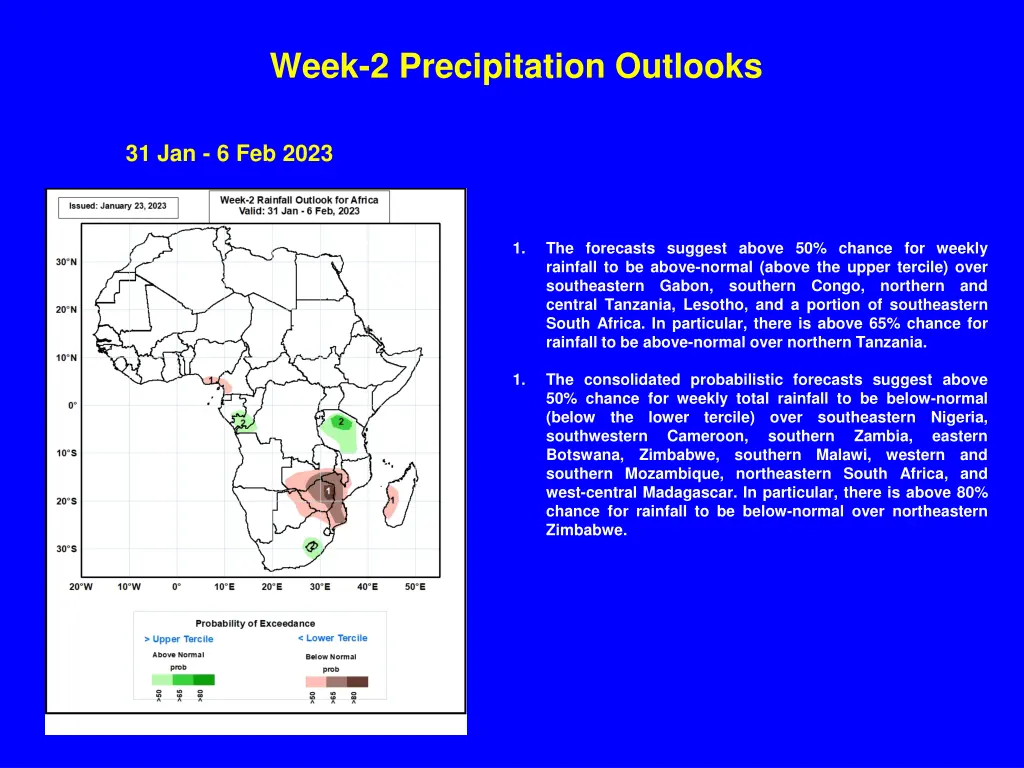 week 2 precipitation outlooks