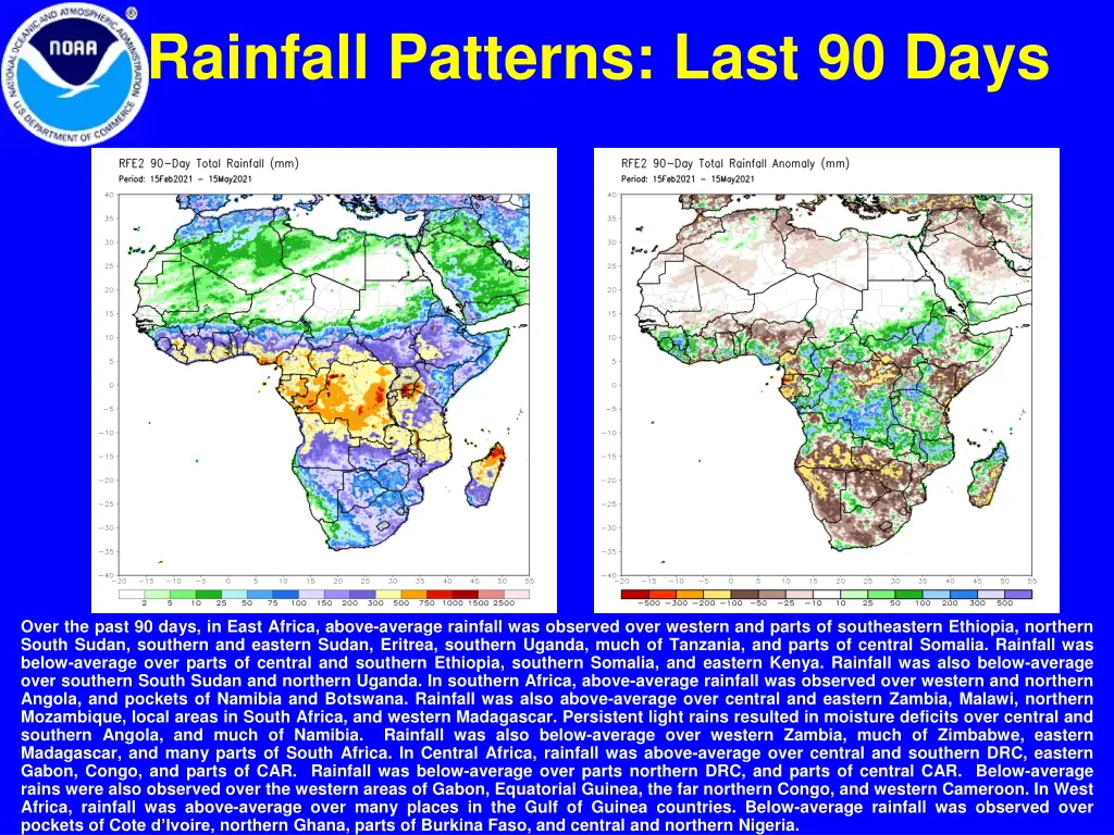 rainfall patterns last 90 days