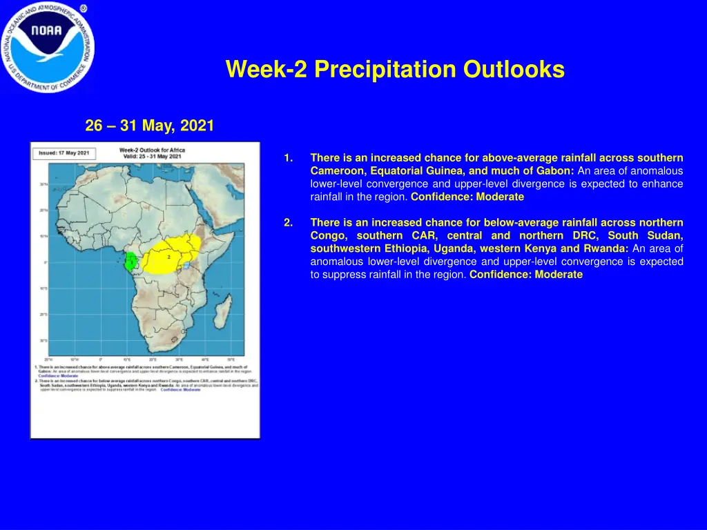 week 2 precipitation outlooks