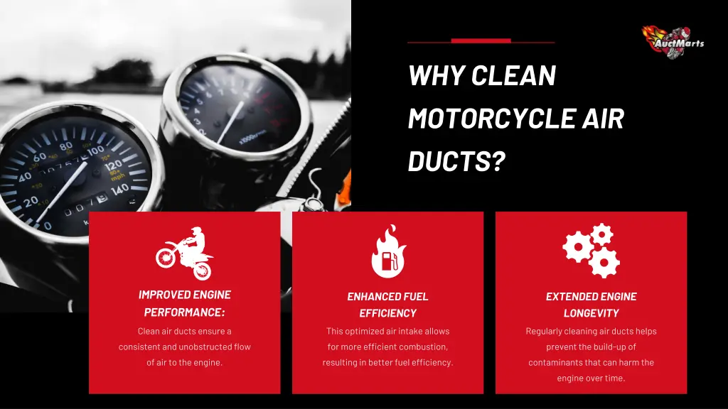 why clean motorcycle air ducts