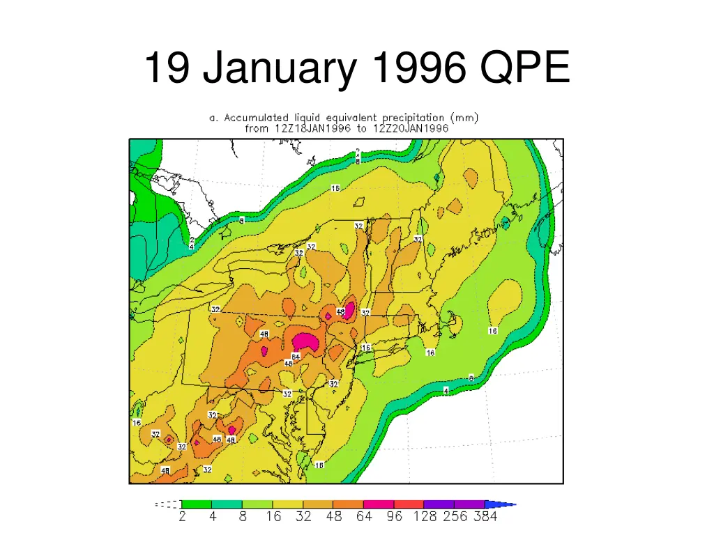 19 january 1996 qpe