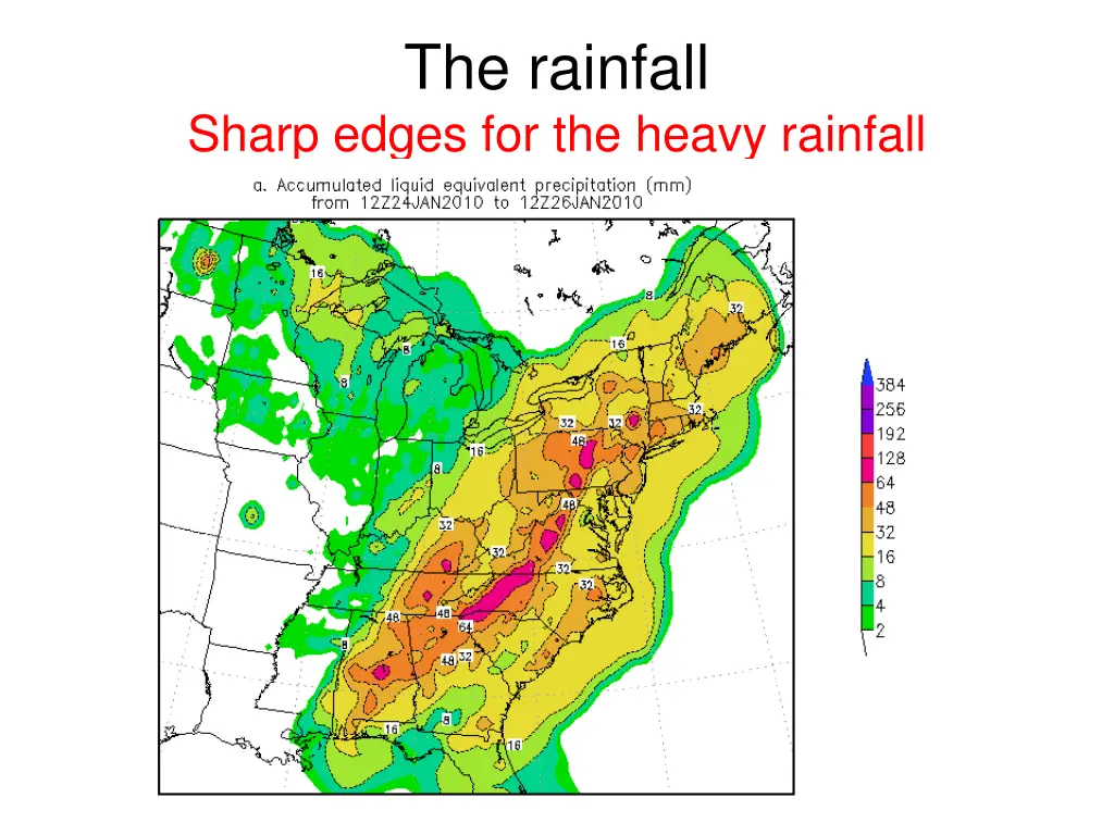 the rainfall